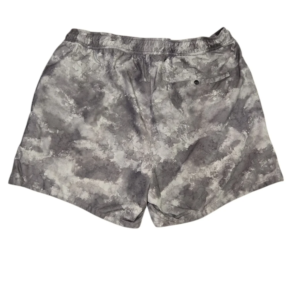 HERSCHEL SUPPLY CO. GREY SWIM TRUNKS. SIZE MEDIUM . 33-36 INCHES.